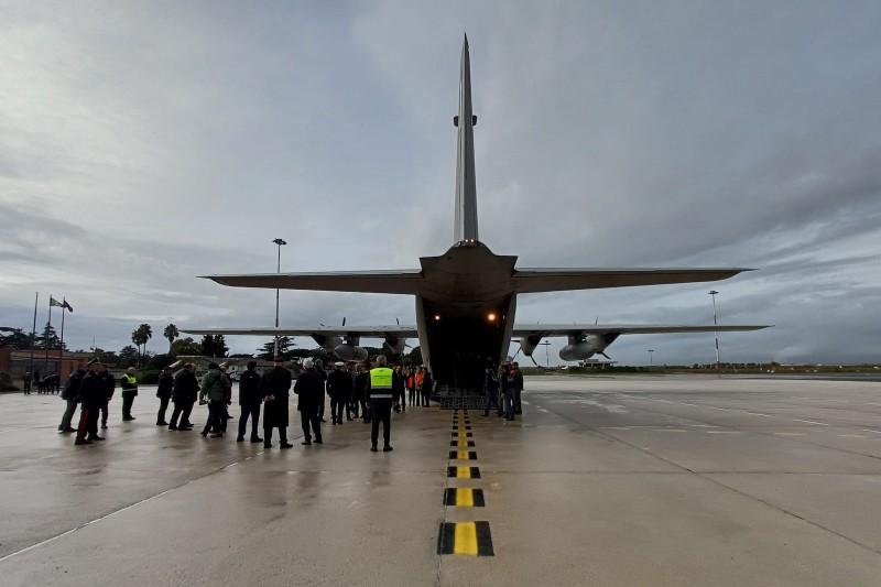 C130 rientro salme crans montana evidenza