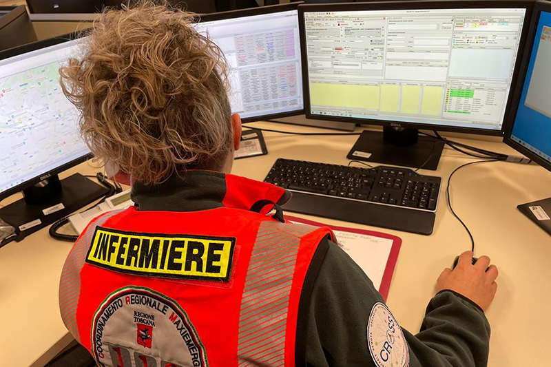 La CROSS-Centrale Remota Operazioni Soccorso Sanitario di Pistoia-Empoli